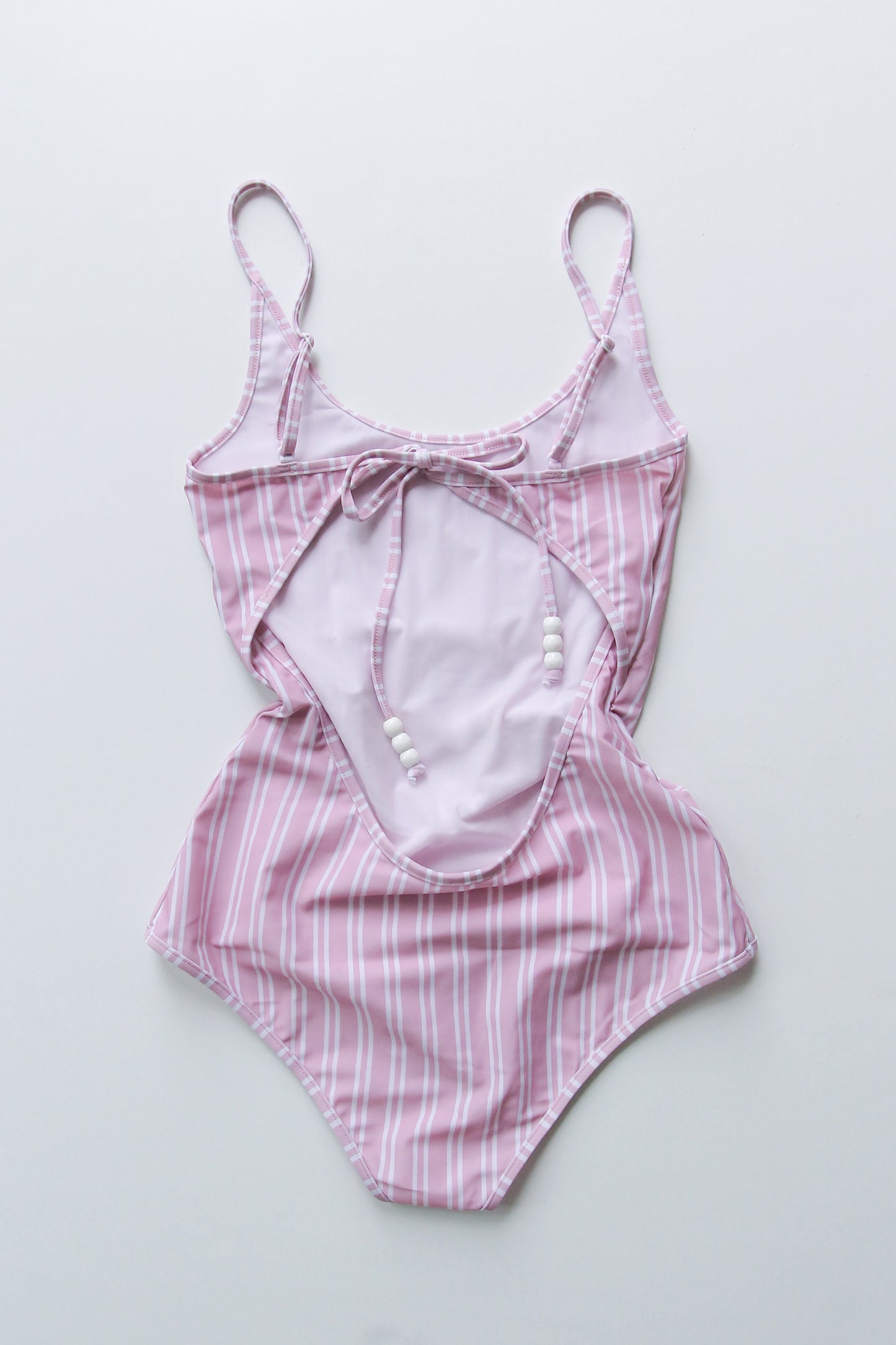 Saona Swimsuit, Pink Stripe