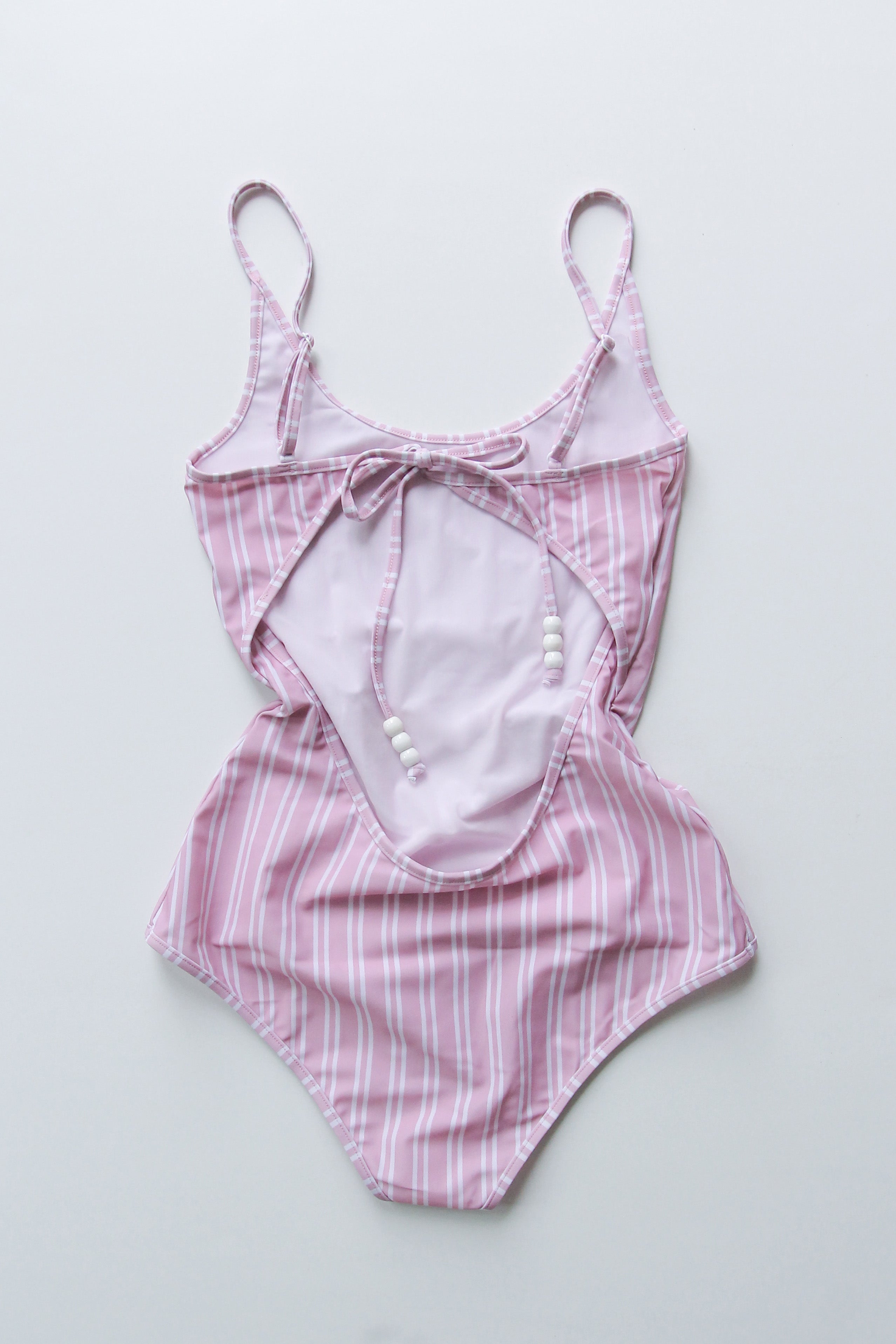 Saona Swimsuit, Pink Stripe