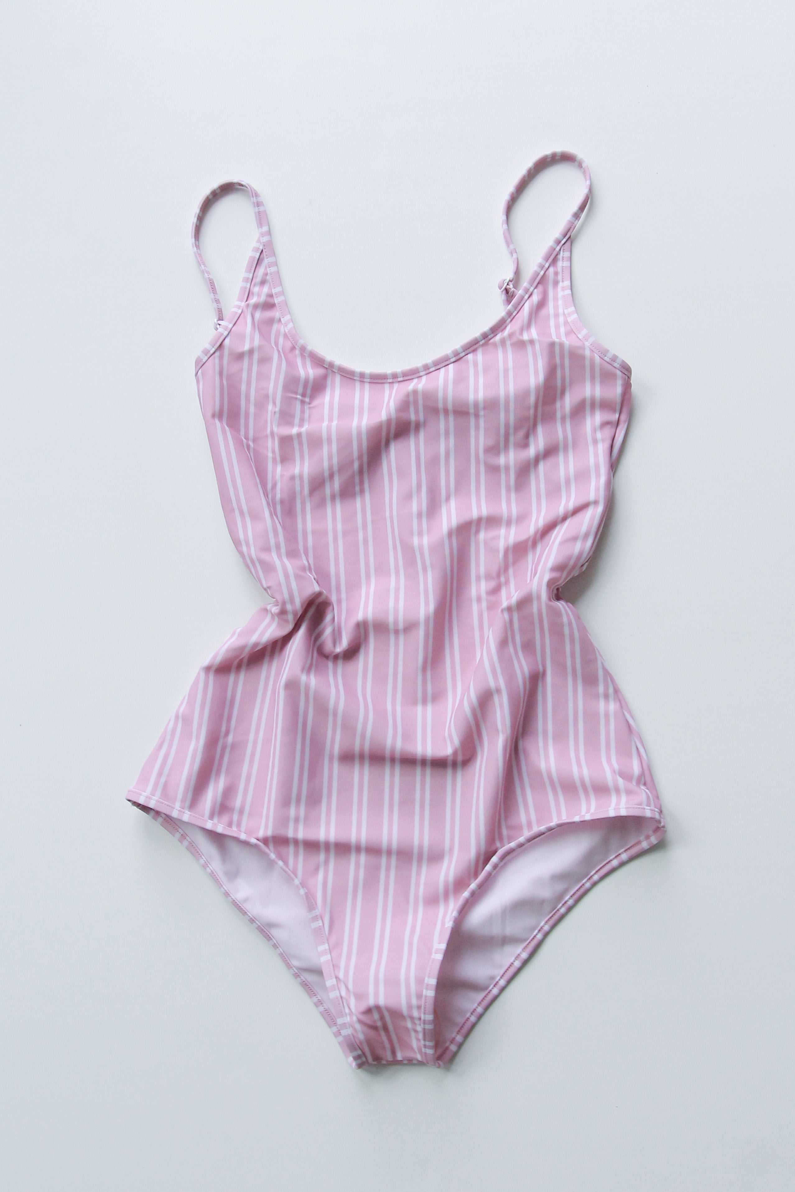 Saona Swimsuit, Pink Stripe