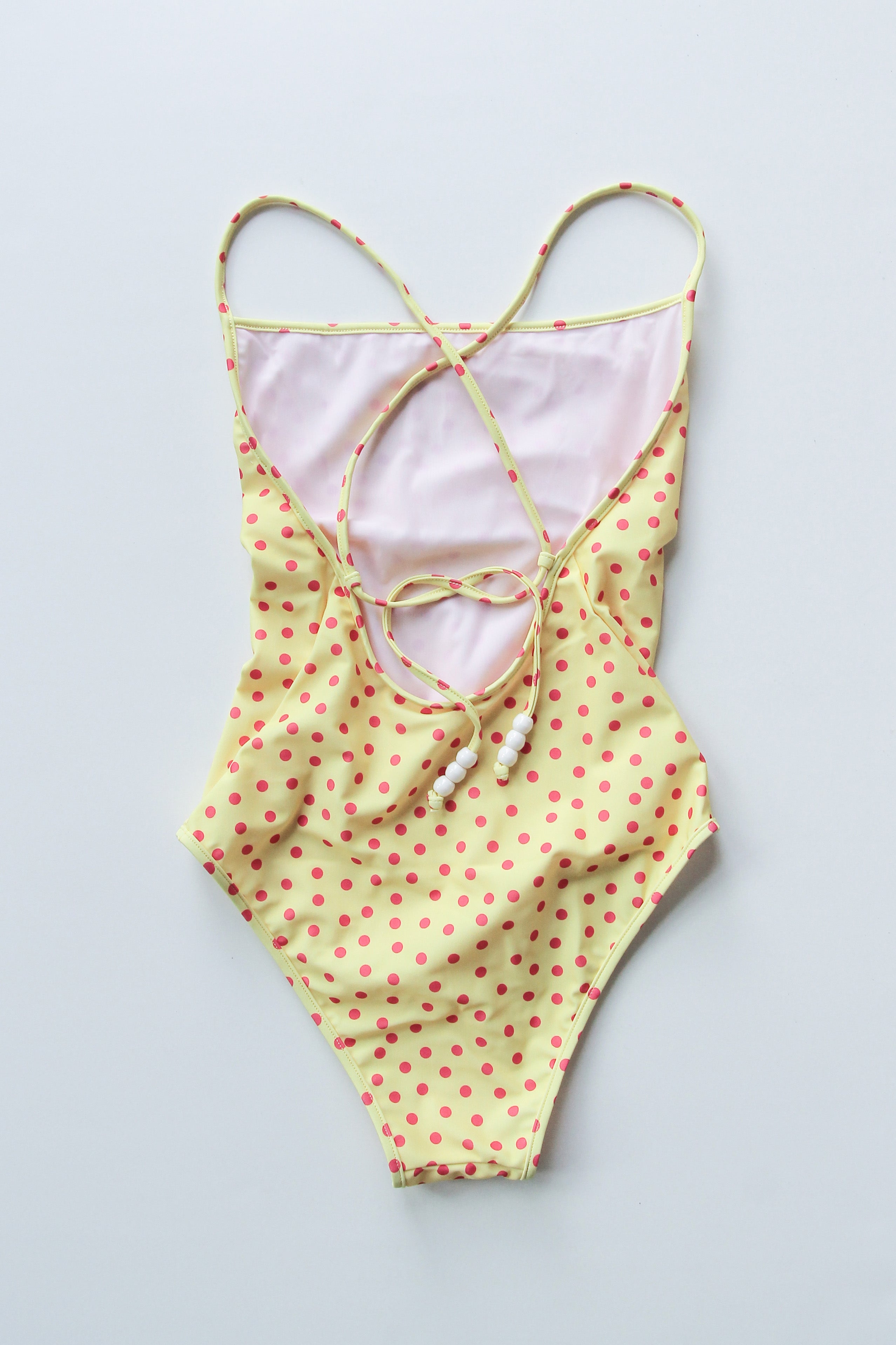 Zolea Swimsuit, Yellow Dot