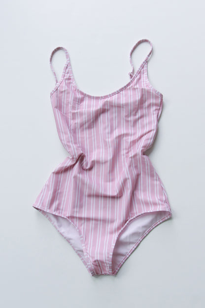 Saona Swimsuit, Pink Stripe