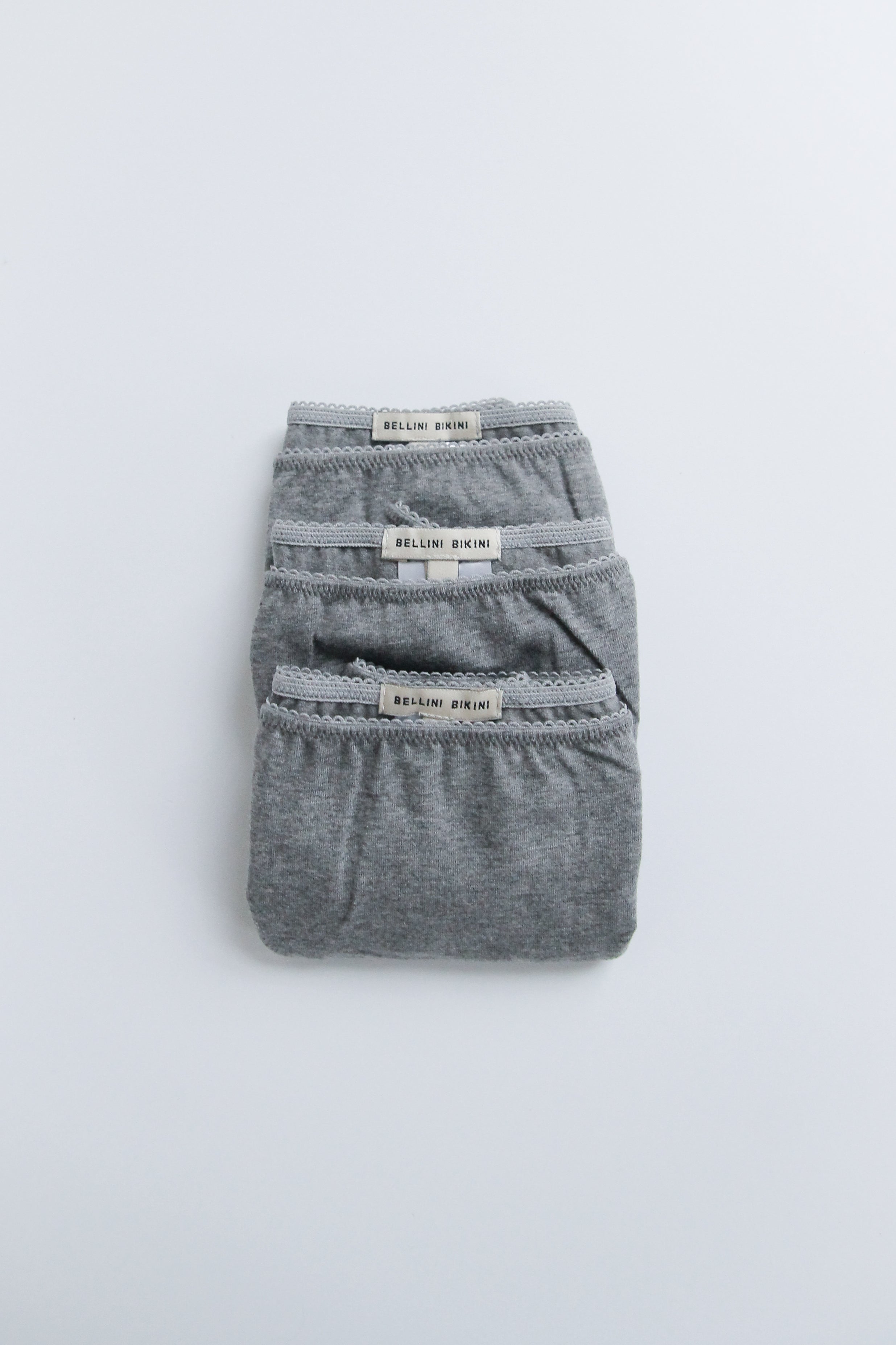 3 Pack - Alma Undies, Heather Grey