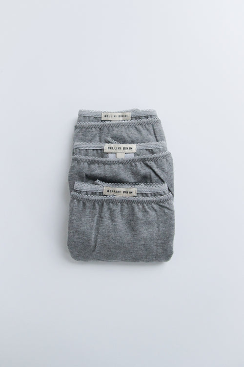 3 Pack - Alma Undies, Heather Grey
